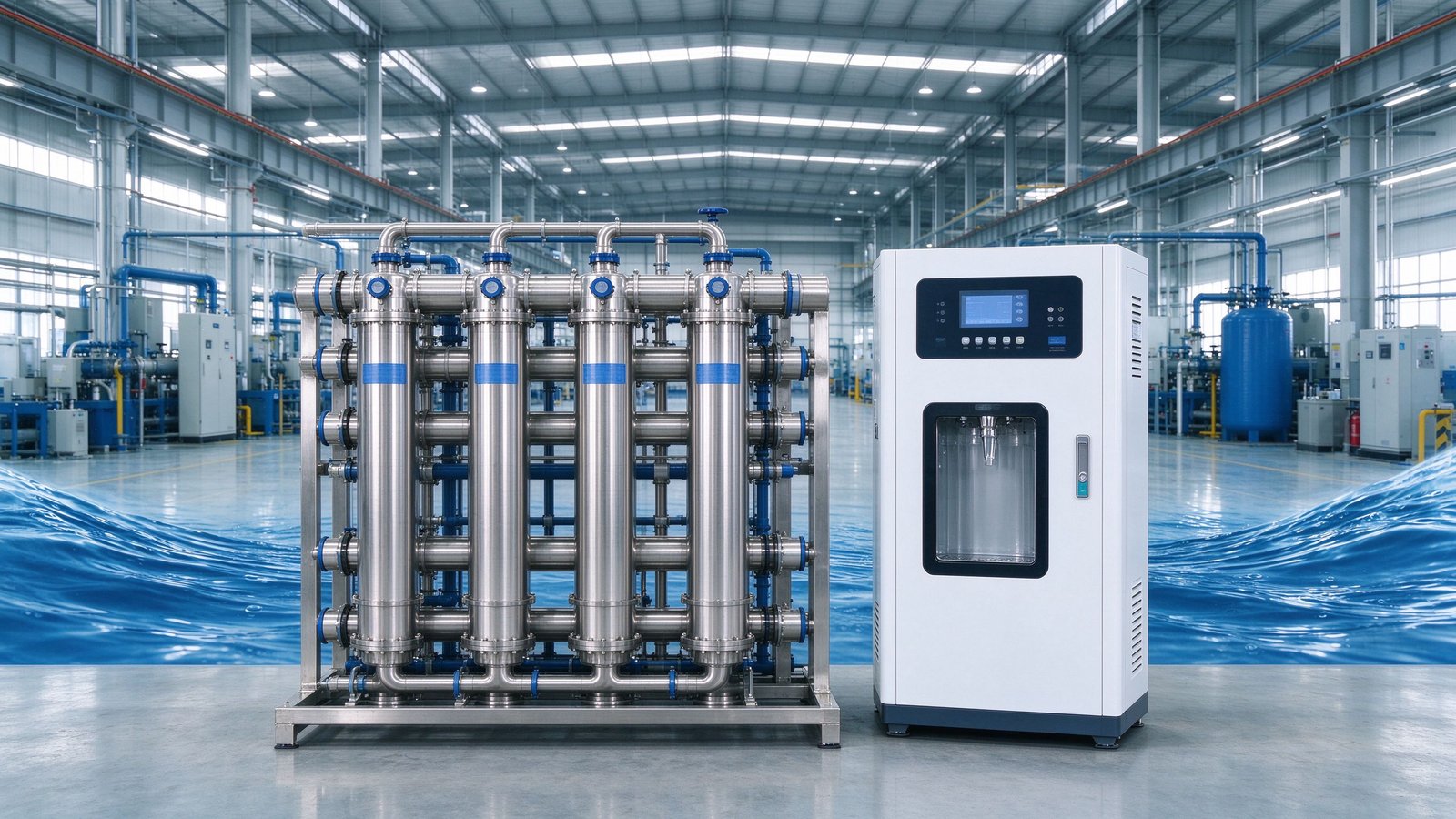 Water treatment equipment factory